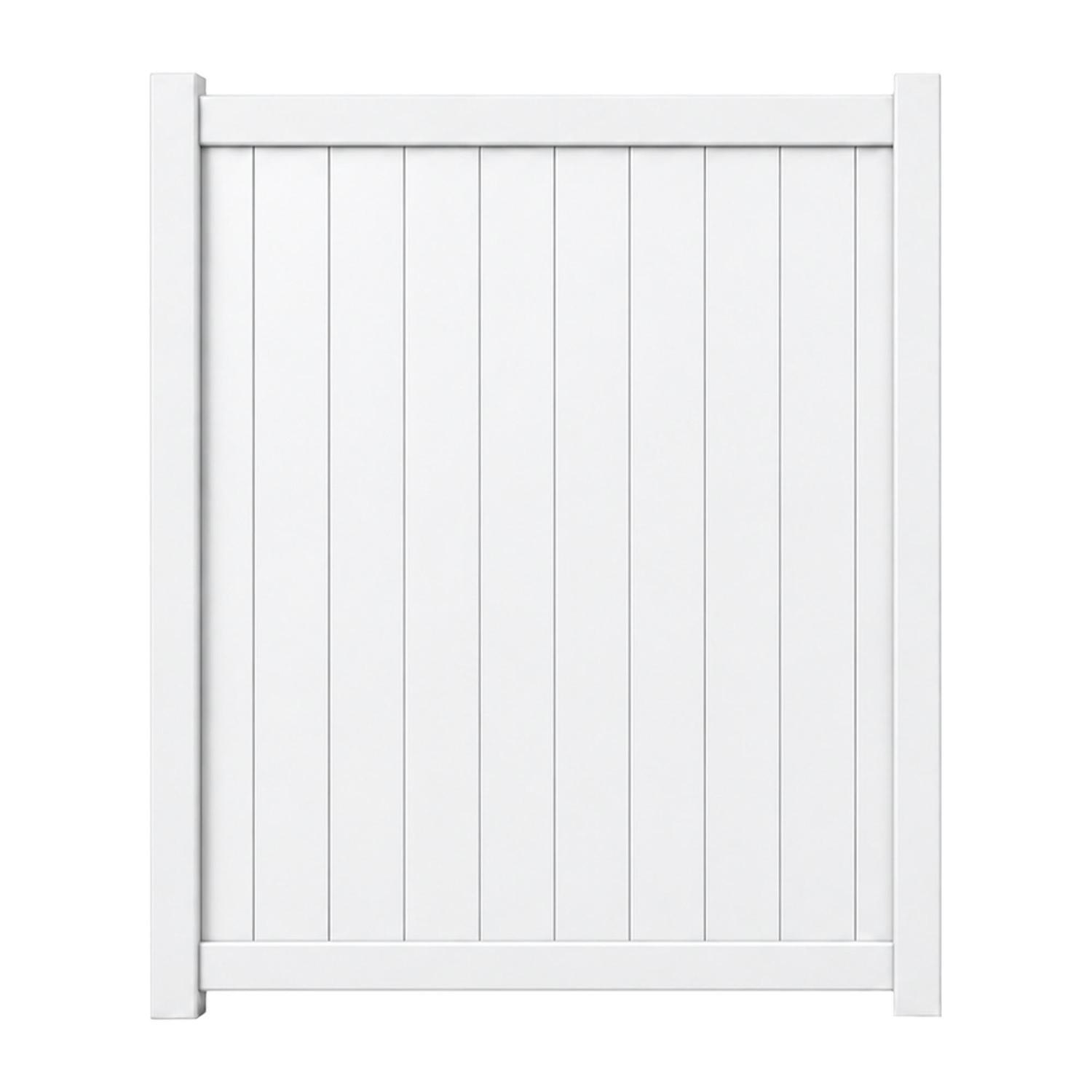 Valla Series Vertical Driveway Gate H:1800mm x W:1500mm White