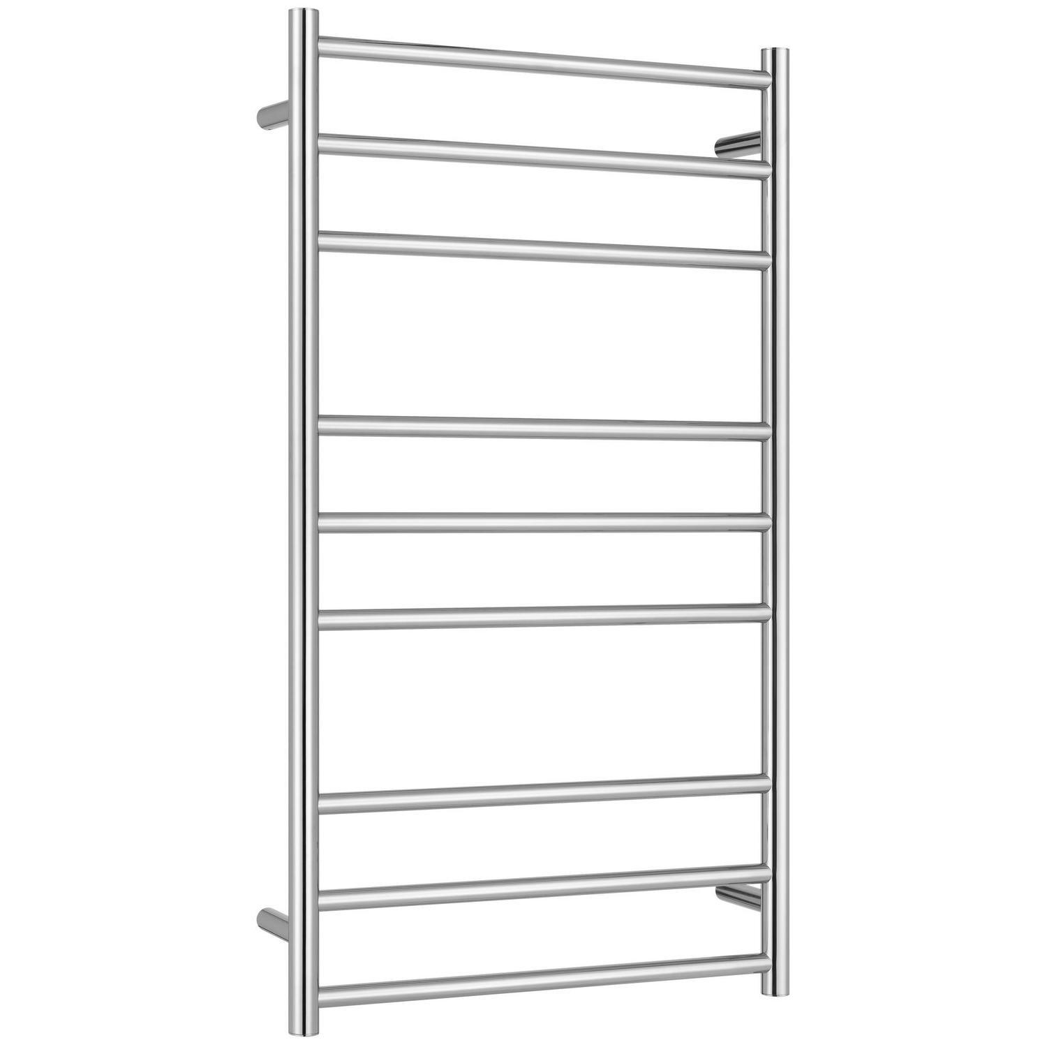 9 Bar Round Heated Towel Rail  Polish