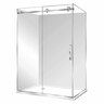 Luxury 2000 Frameless Shower - Left-Hand Tray