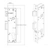 Mortice lock 3-Point 30mm
