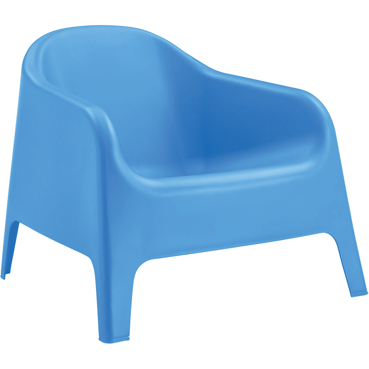Café and Sun Outdoor Relaxing Resin Tub Chair Aqua Blue
