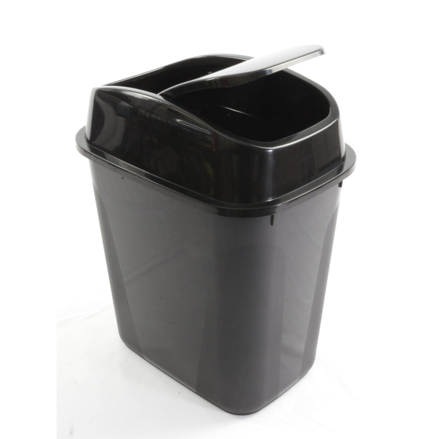 Flip Bin 15 Litre Black