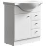 Sara Floor Standing Vanity 750mm Gloss White