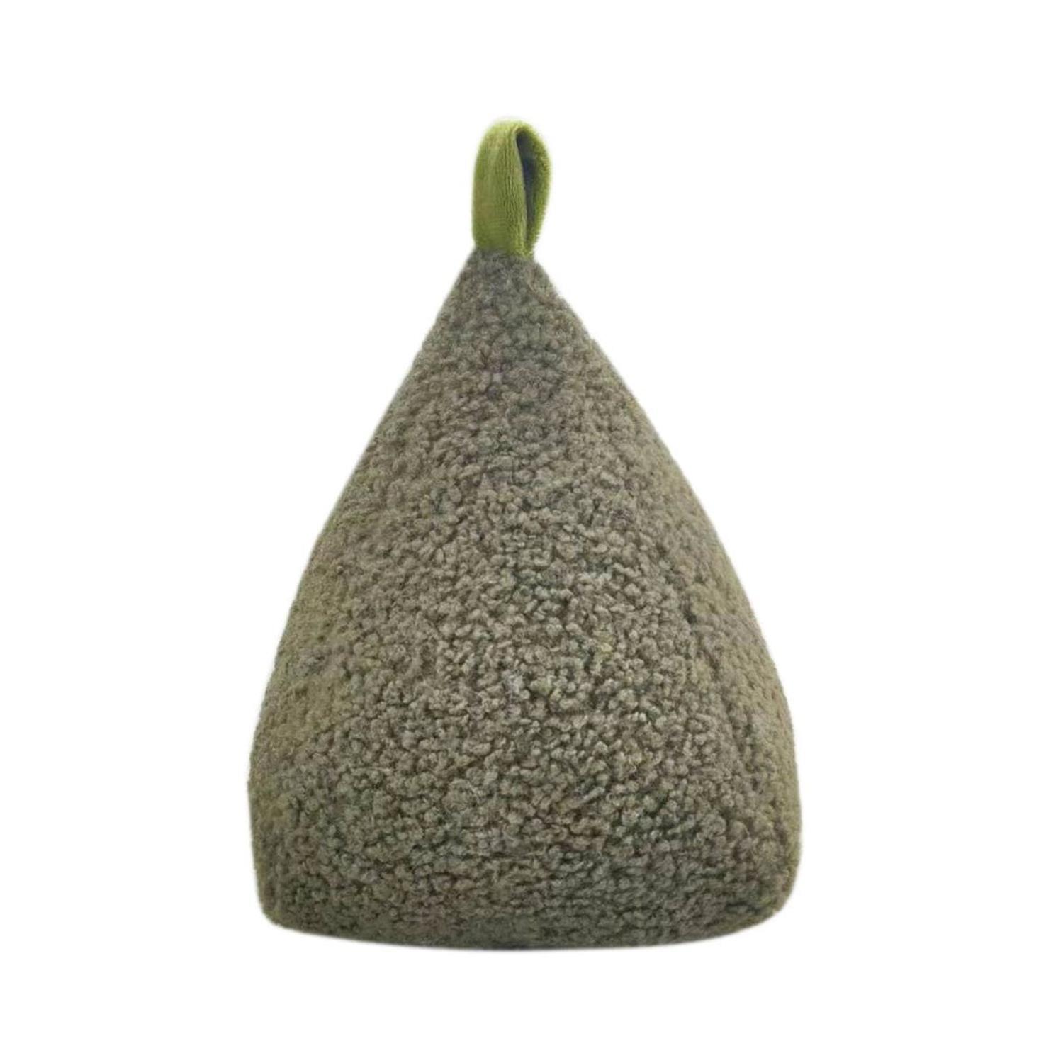 Boucle Pyramidal Door Stop Olive