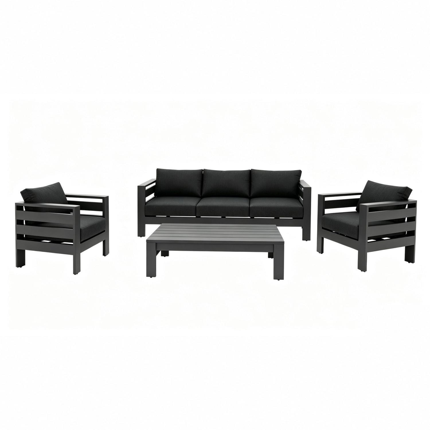 Outdoor Lounge Setting 4 Piece