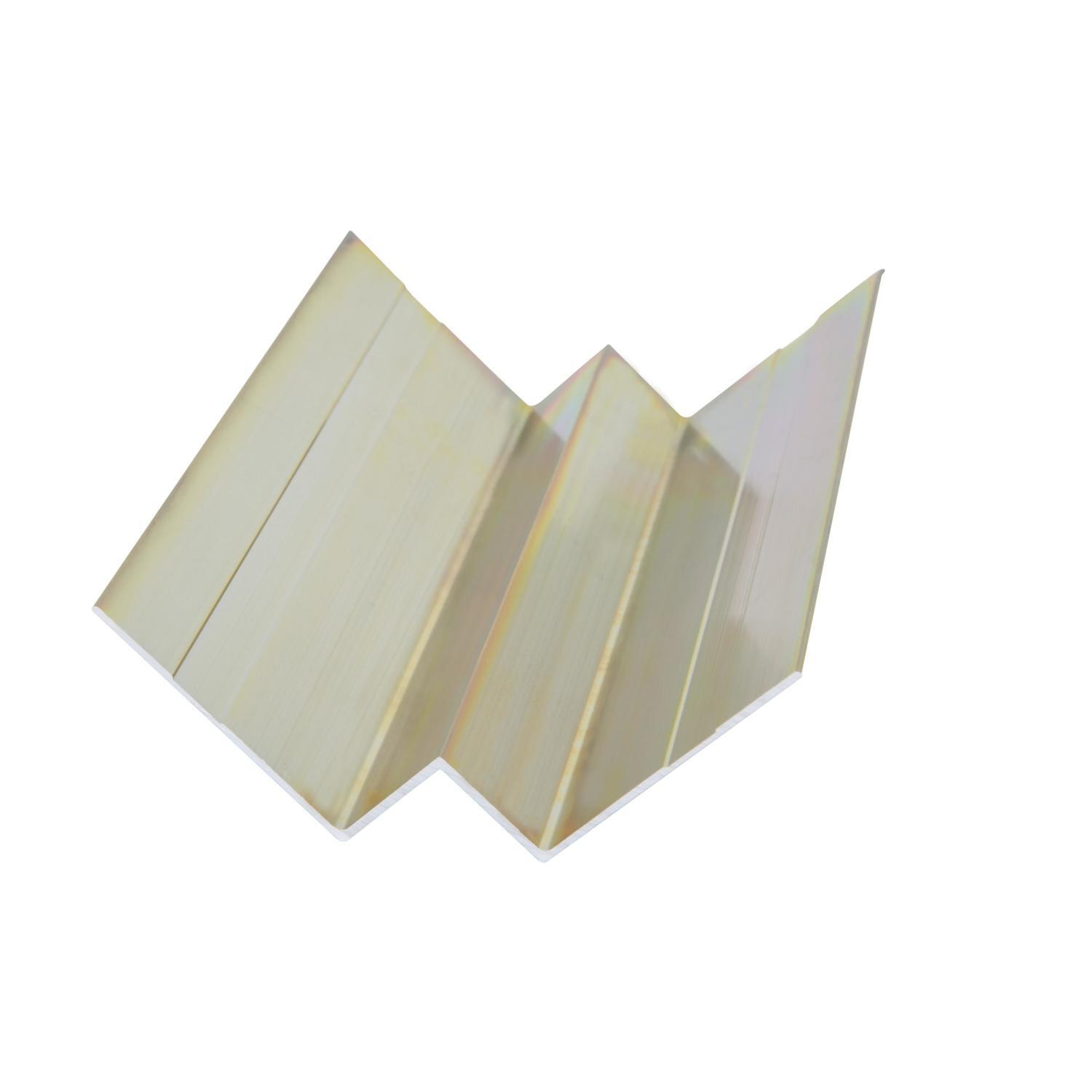 Hardie Aluminium Internal Corner 'W' Mould 90 Degree