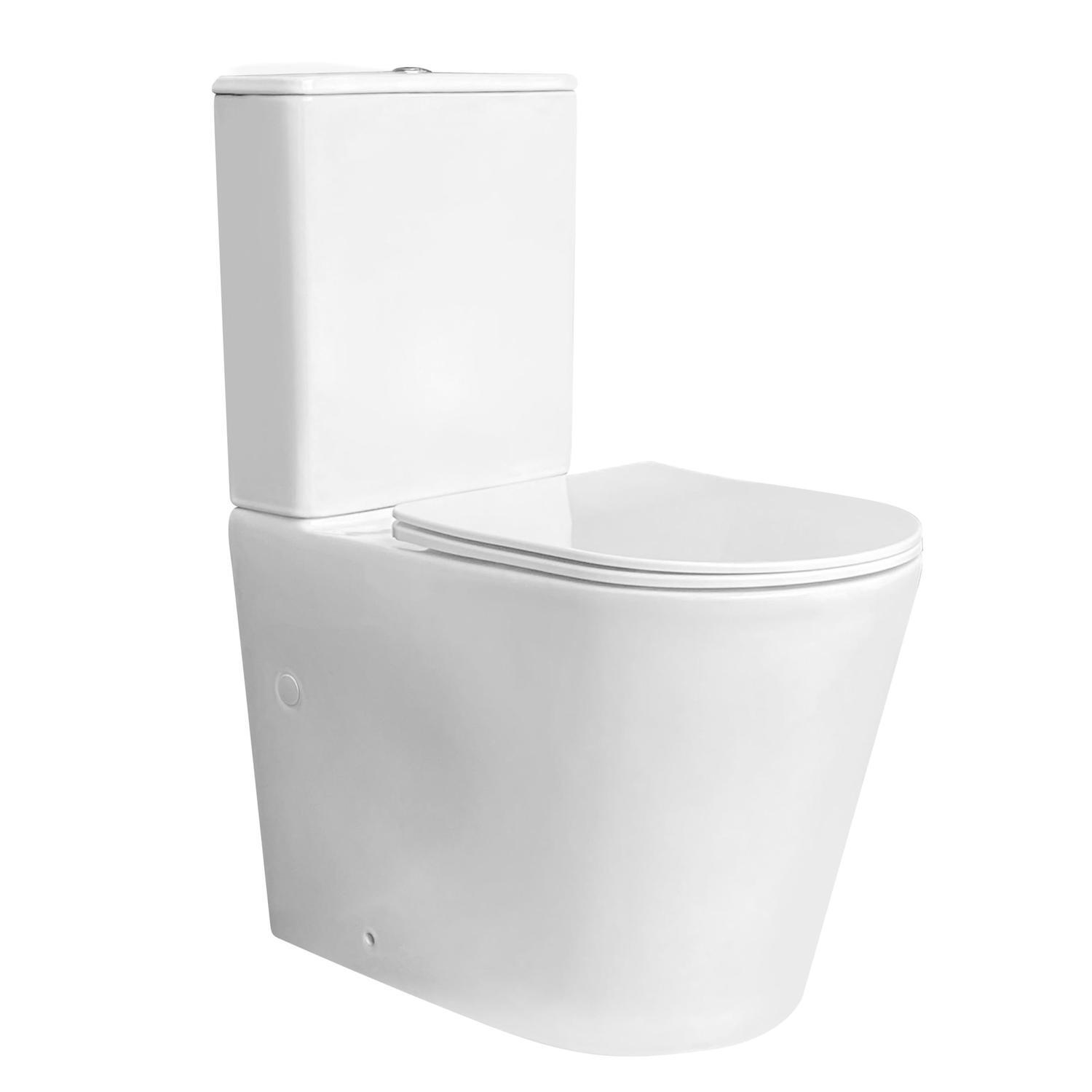 Langley Back to Wall Toilet  White