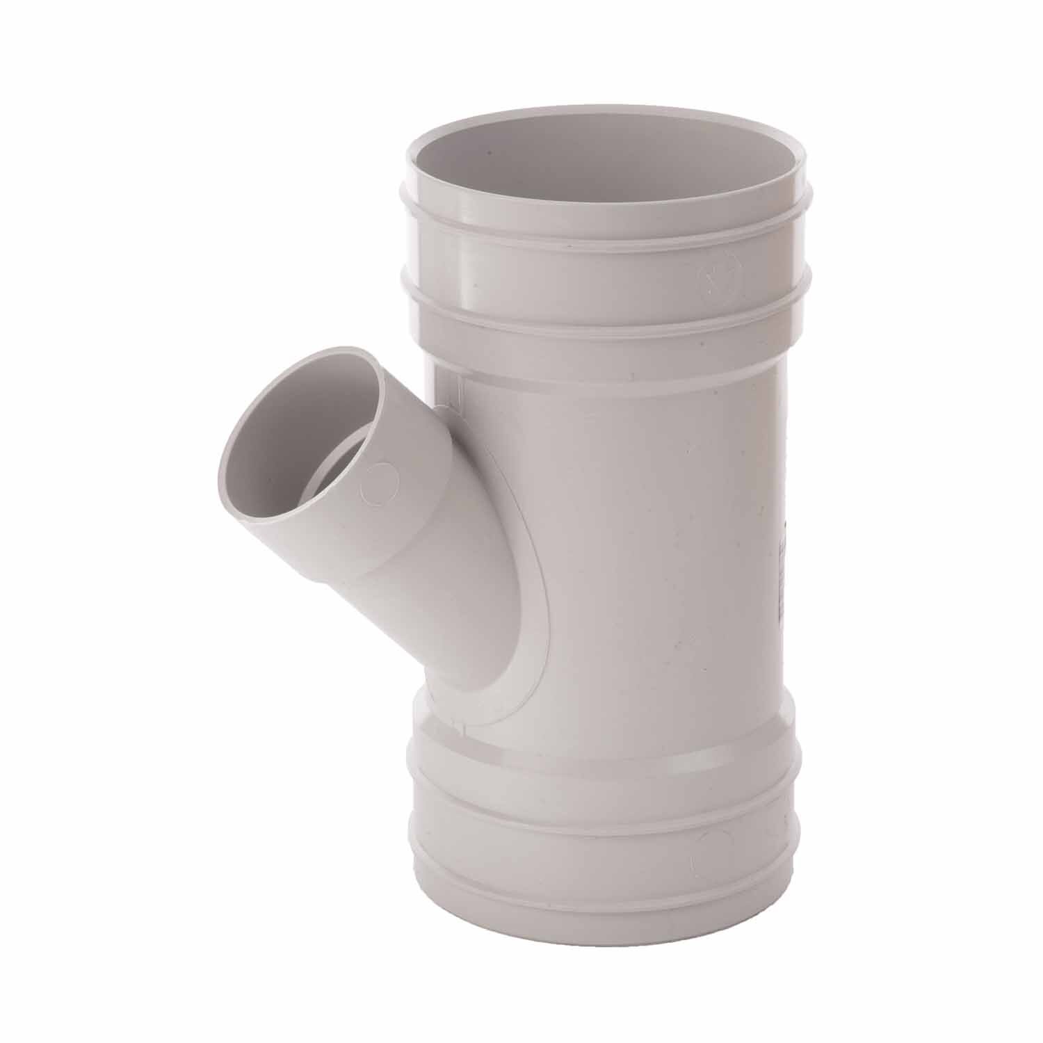 Optim Dwv Sanitary Reducing Junction uPVC 45 Degree