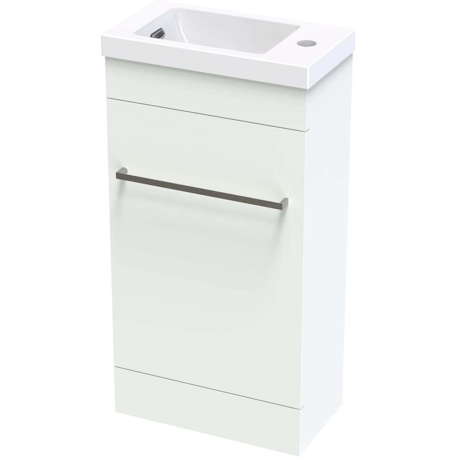 Cashmere 400 Floor White Melamine