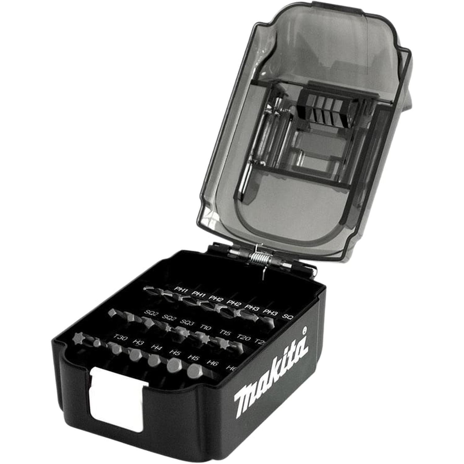 21 Piece Bit Set in Battery Case