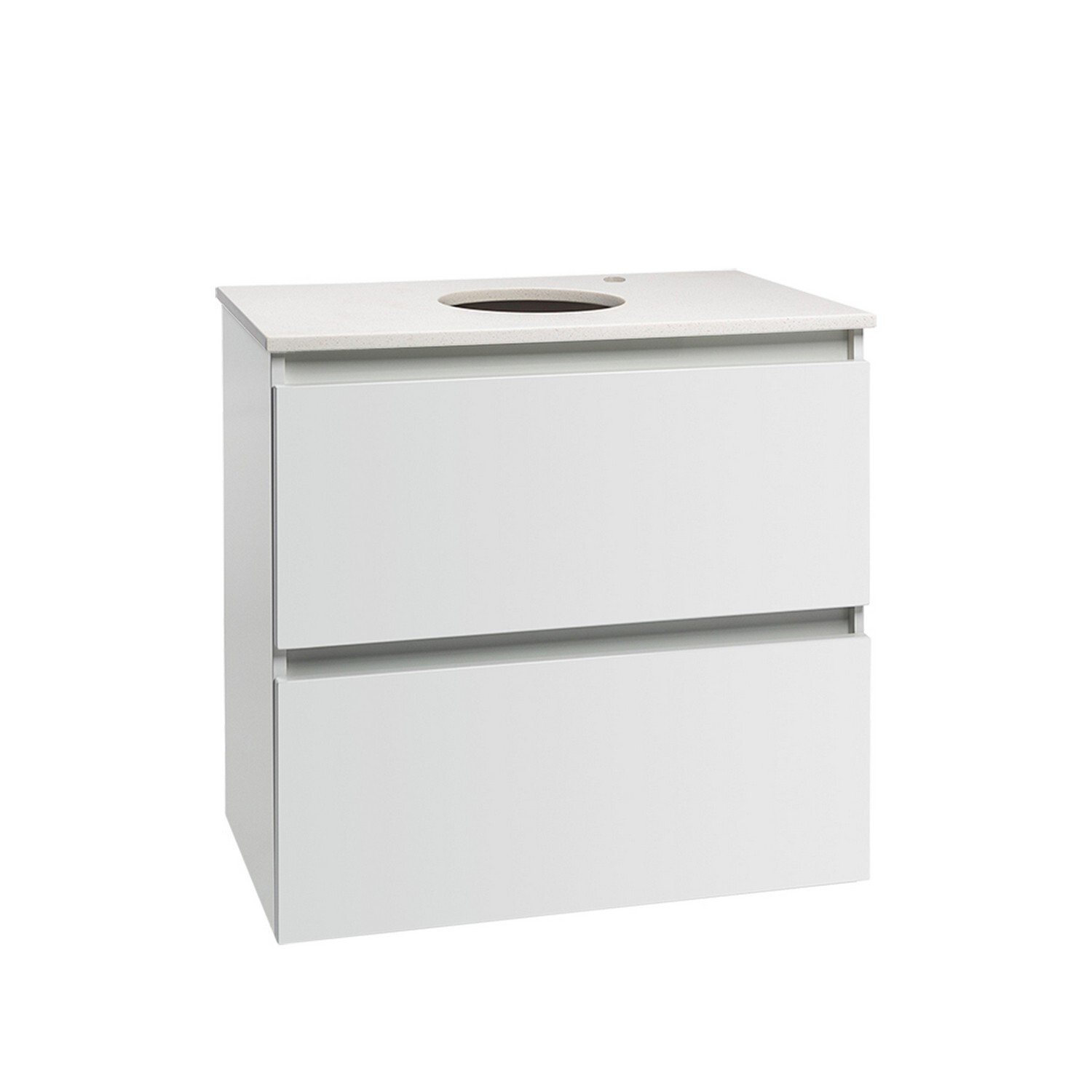 Valencia Wall Hung Single Bowl 2 Drawer