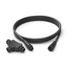Hue Outdoor Cable and T-part 2.5m Black