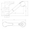 Vivo Pull Out Sink Mixer  Chrome