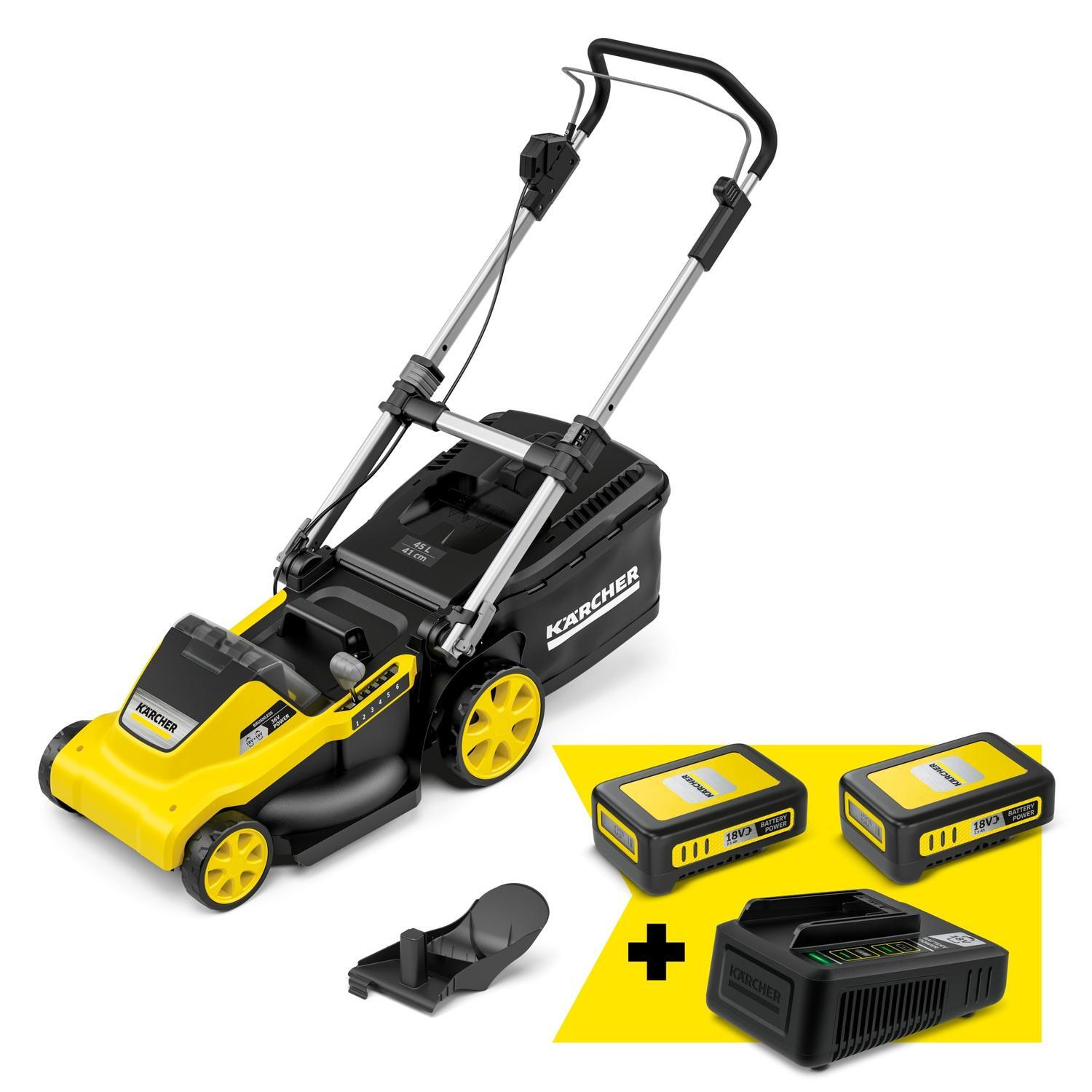 Cordless Lawnmower LMO 5-18 Kit Yellow/Black