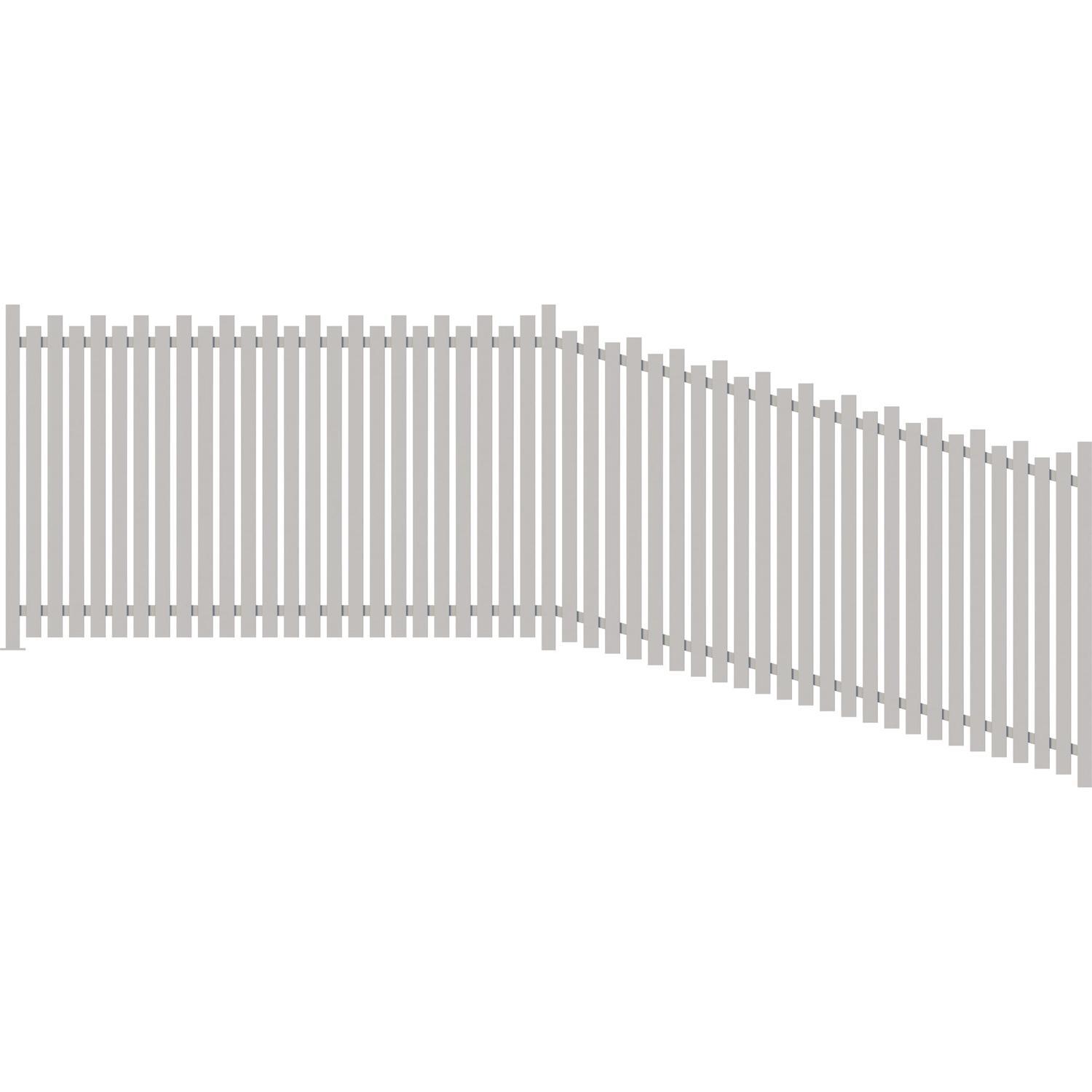 Belle Aluminium Fence Panel  H:1500mm W:2430mm Frost