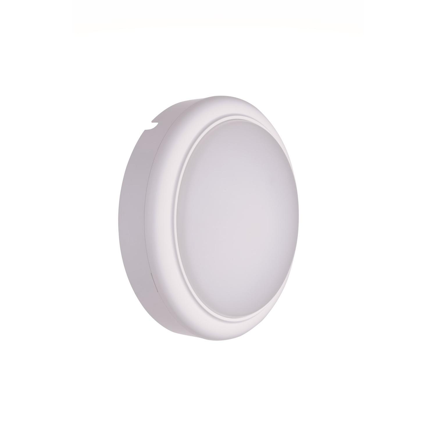 Bulk Head Round 15 Watts White