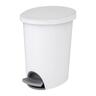 Step On Wastebasket 9.8 litre White