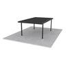 Single Carport L: 6050mm, W:3600mm, H:2100mm Black