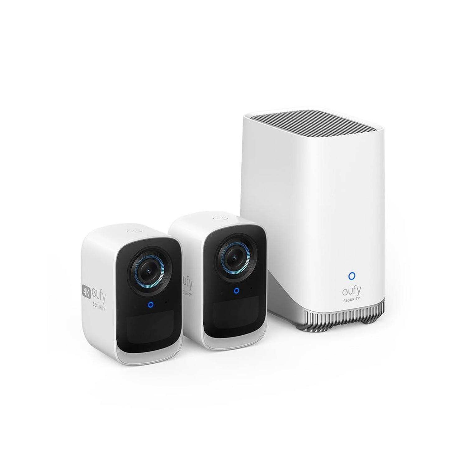 Security Cam 3C and Homebase 3 2 pack  White