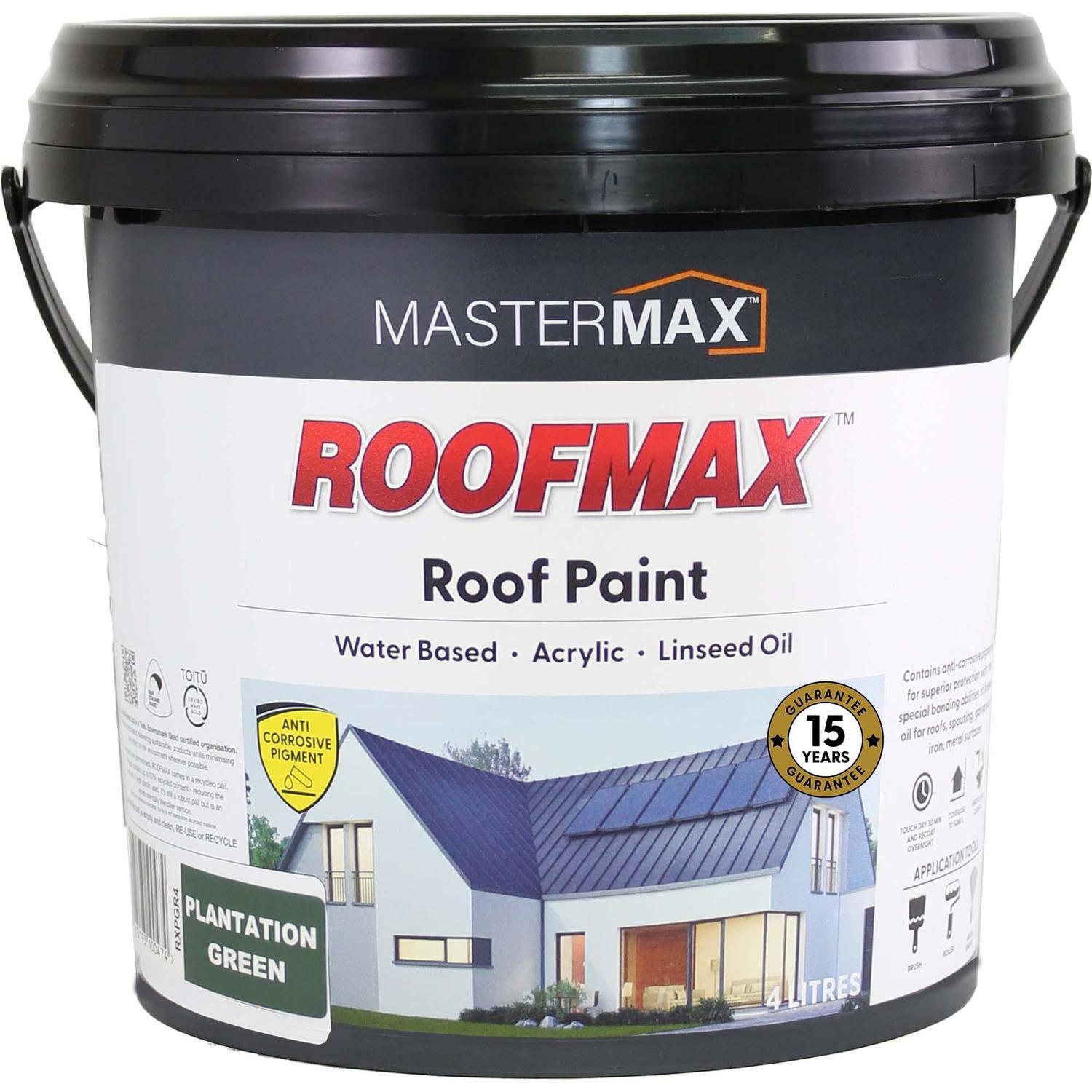 Roof Paint Anti Corrosive and Linseed Oil 4L Plantation Green