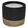 Round Citronella Cement Candle With Rope