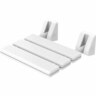 Foldable Shower Seat H: 110mm, W: 320mm, D: 340mm White