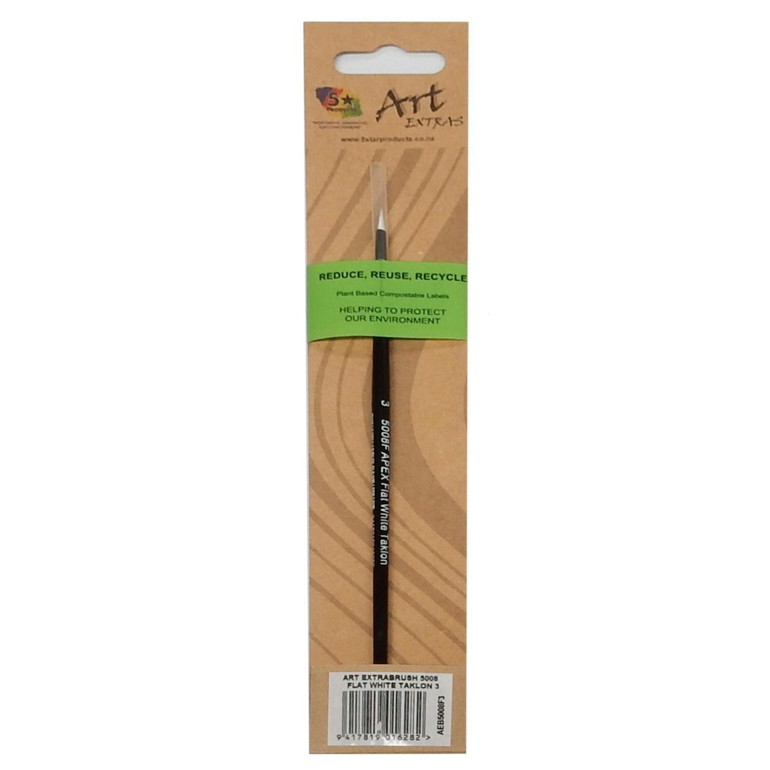 Artist Brush Taklon Flat 3