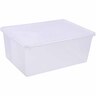 Storage Box with Lid 40 litre Clear