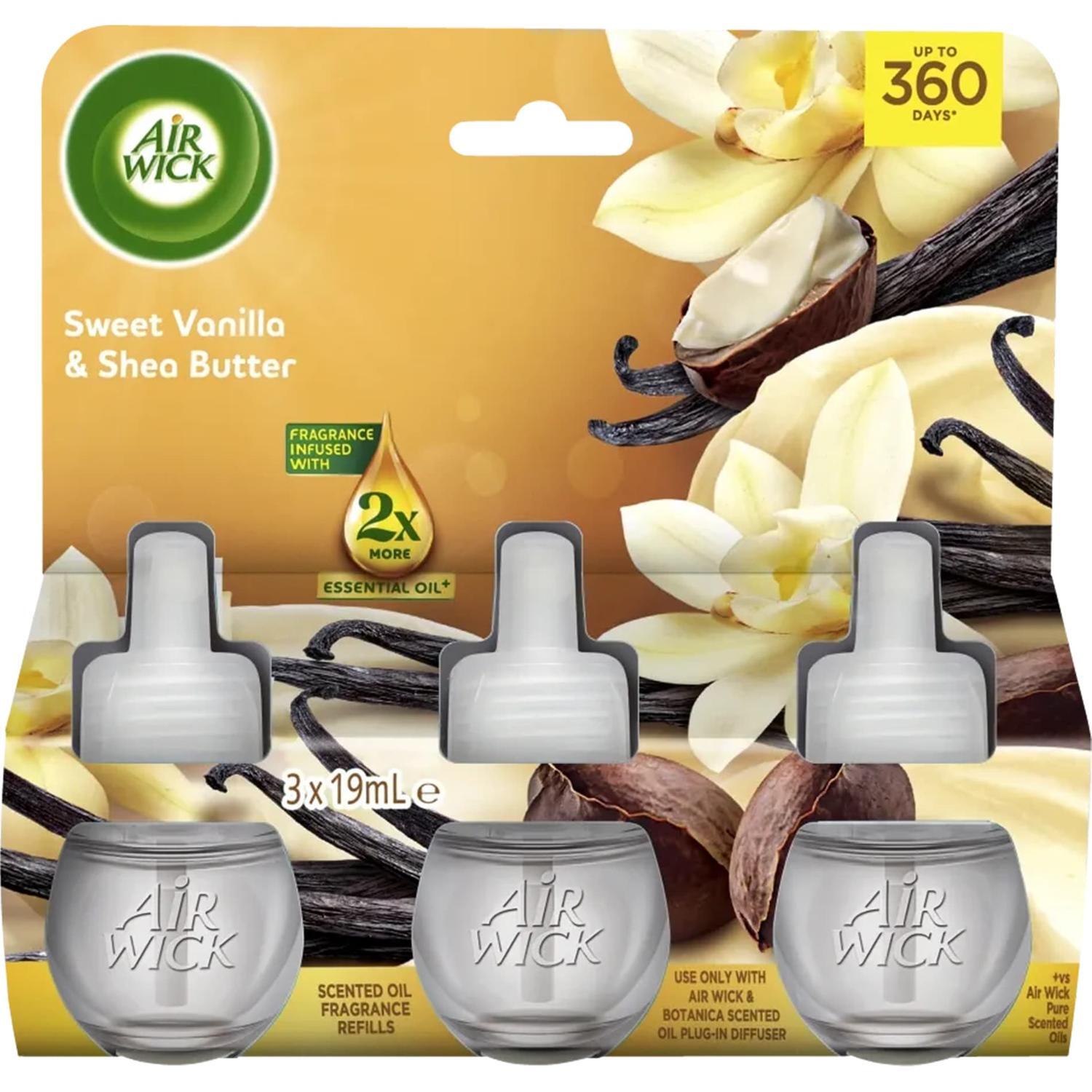 Essential Oil Plug-In Triple Refill Sweet Vanilla & Shea Butter 3x19mL