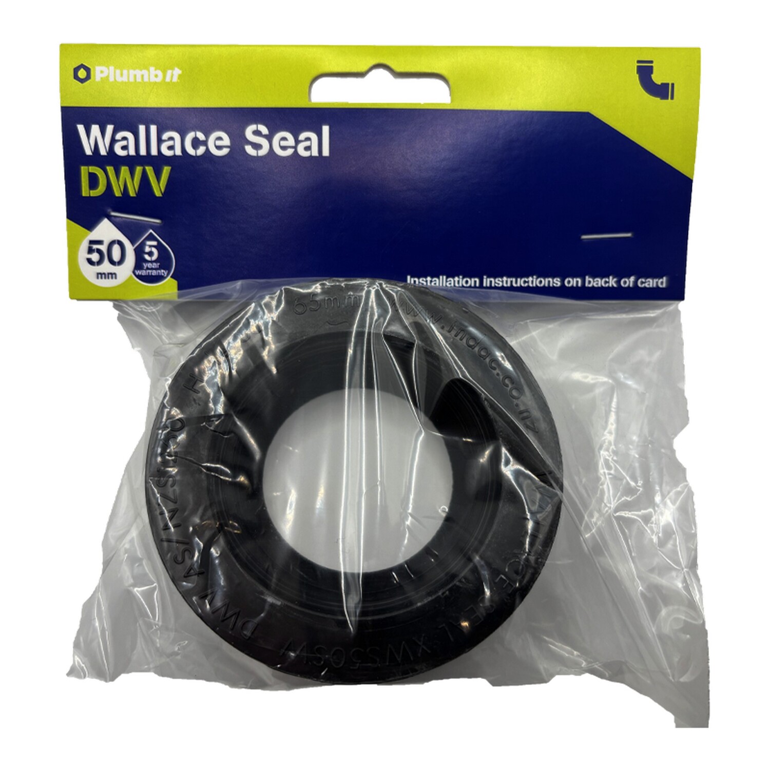 DWV Wallace Seal 50mm Black