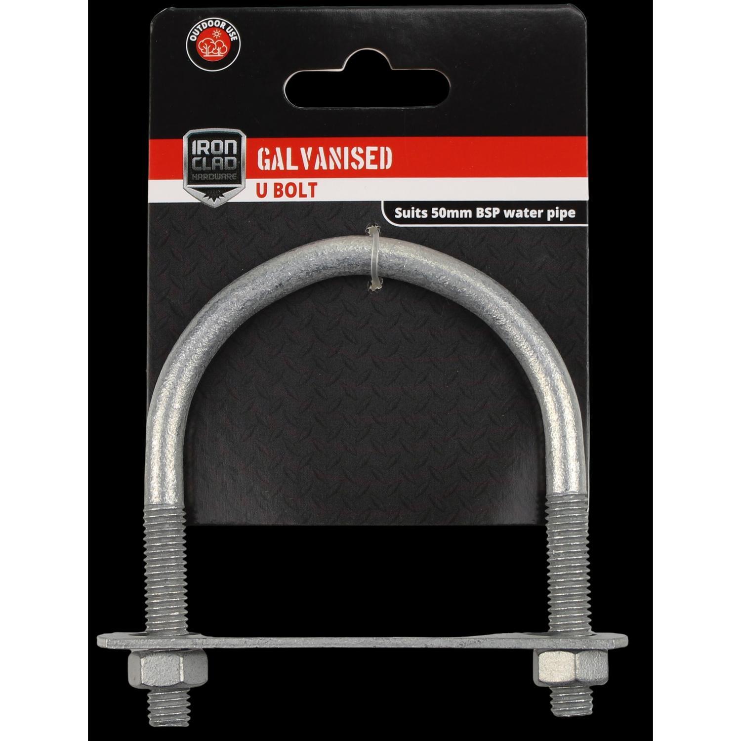 U Bolt 50mm Galvanised
