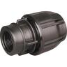 Female Straight Coupling 32 x 25mm Black