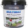 MULTIMAX Multi-Purpose Paint Water Based Acrylic and Linseed Oil 10L Bold Brown Bold Brown