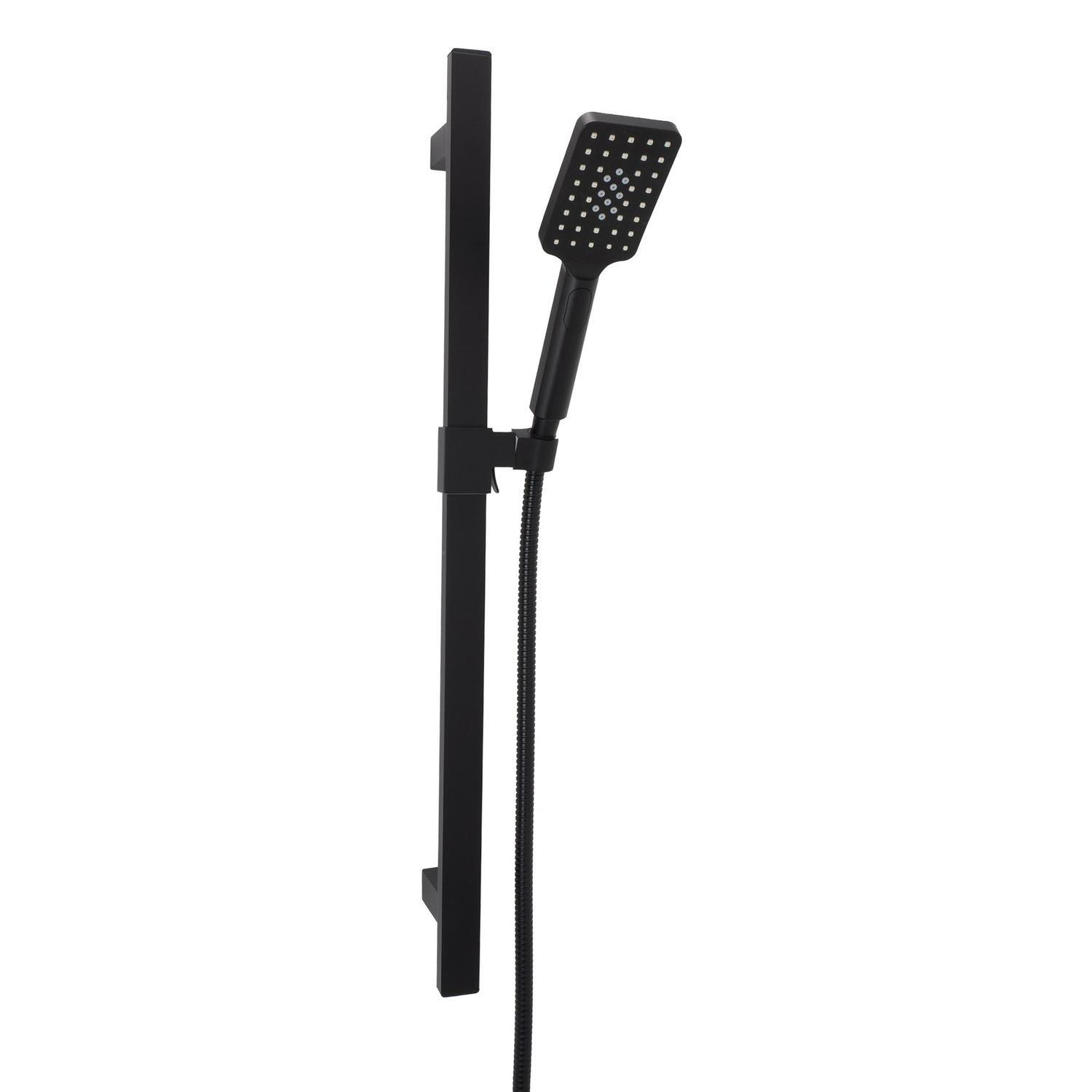 Multifunction Shower Rail  Black