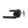 Medio Plus Series Rivera Privacy Lever Set with QuickFix Matte Black
