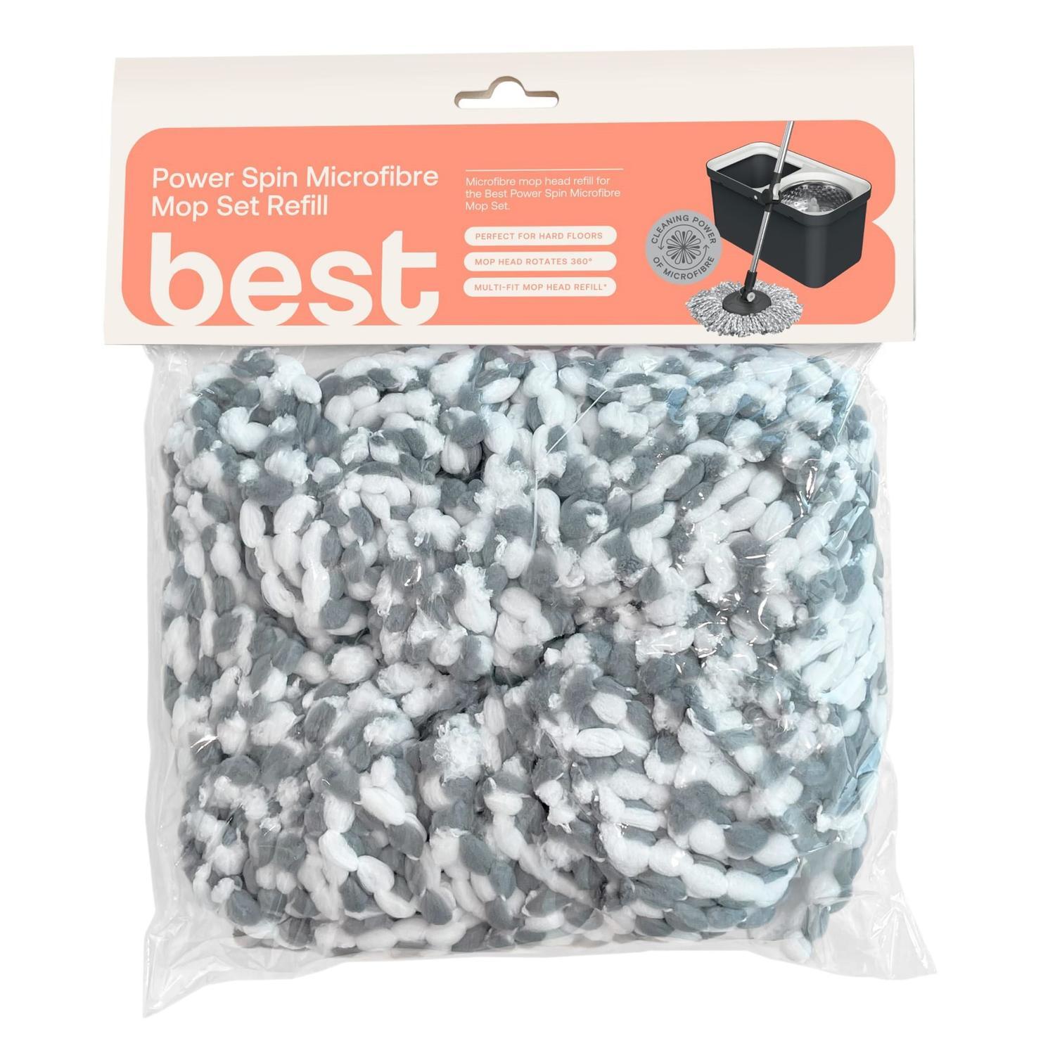 BEST Rapid Spin Mop Microfibre Mop Refil
