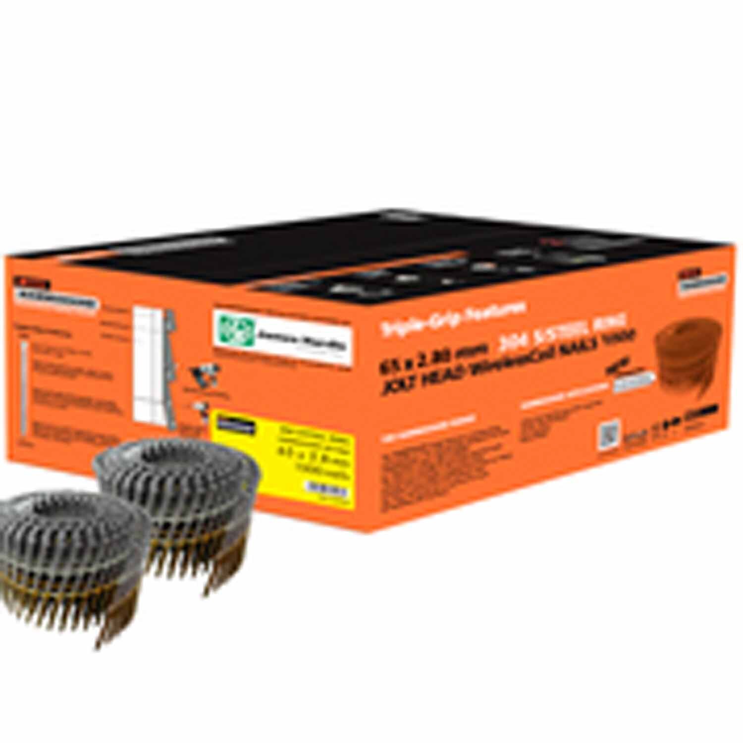 Hammahand® Jolt Head Coil Nails