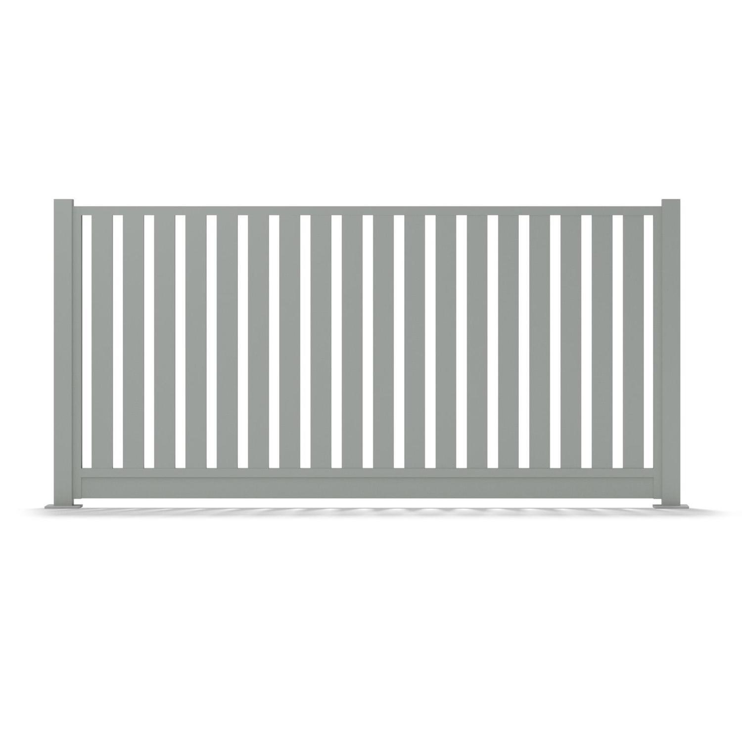 Fence Panel W: 2350mm H: 1200mm Gull Grey