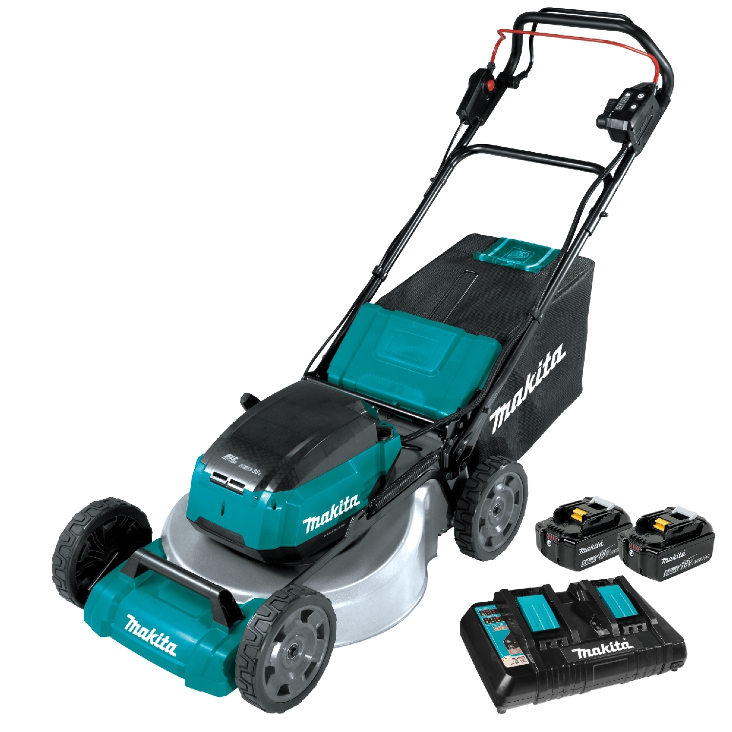 Metal Deck Lawn Mower Self Propelled 5Ah Kit