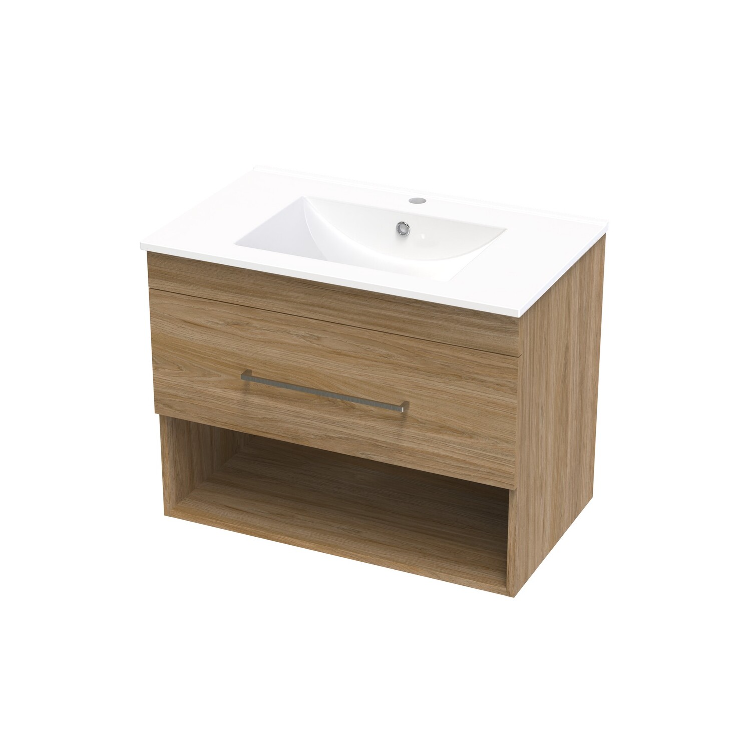 Cashmere Drawer Open Wall Hung Vanity