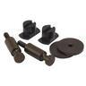 Mounting Dot / Coat Peg Steel powder coated finish browned steel