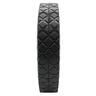 Rubber Tyred Steel Centered Wheel  200mm Red