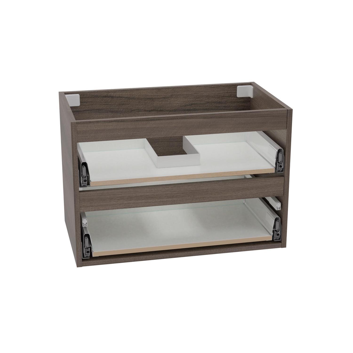 Wall Hung 2 Drawer Cabinet