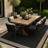 Matakana 120x170 Border Black Outdoor Rug
