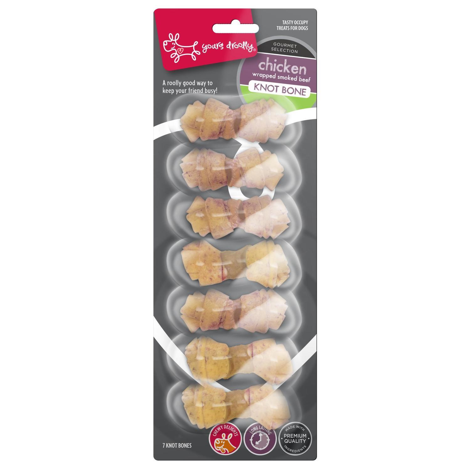 Chicken Knot Bone Dog Treat 7 pack