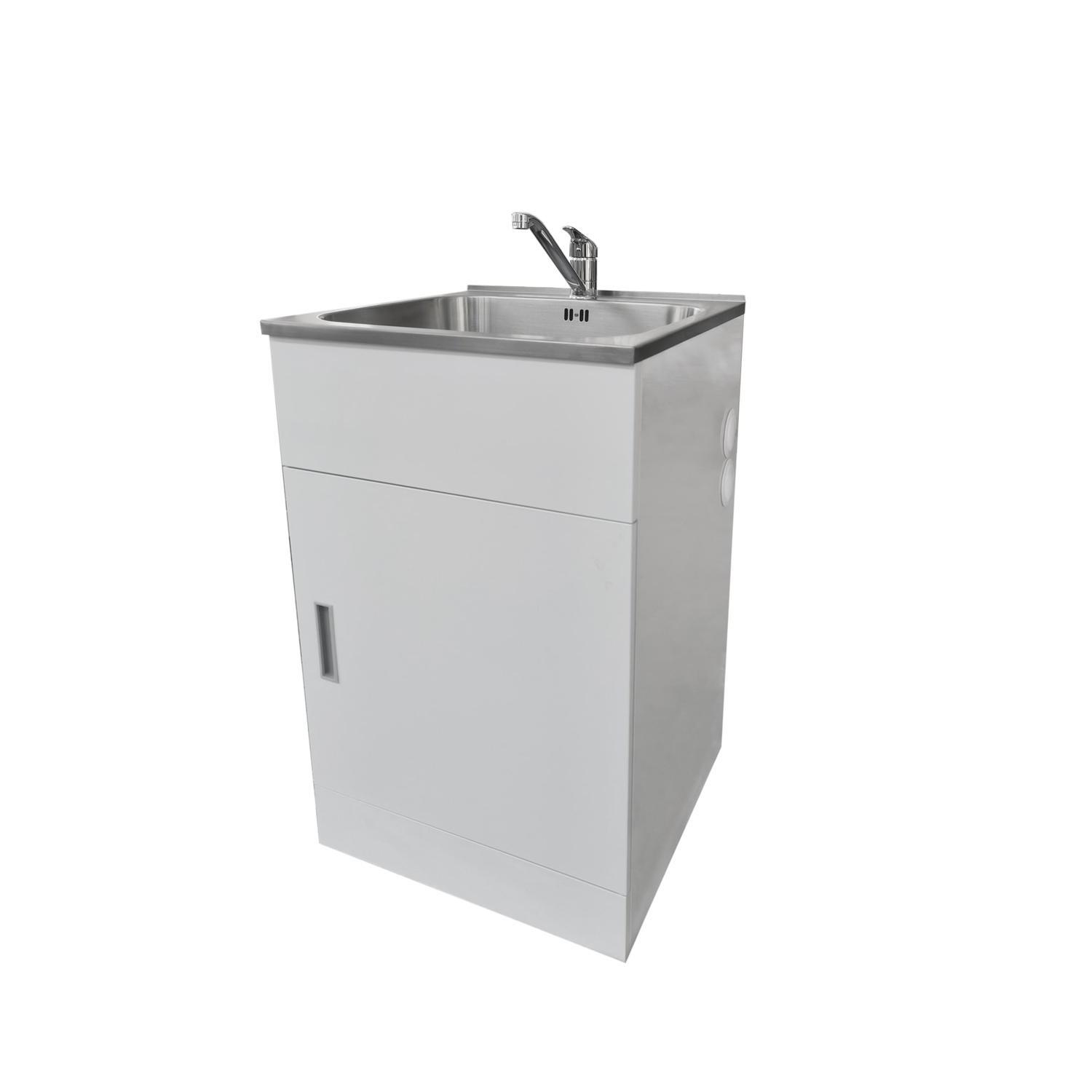 Laundry Tub with Door 560mm White