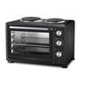 Mini Oven with Hot Plate 30L Black