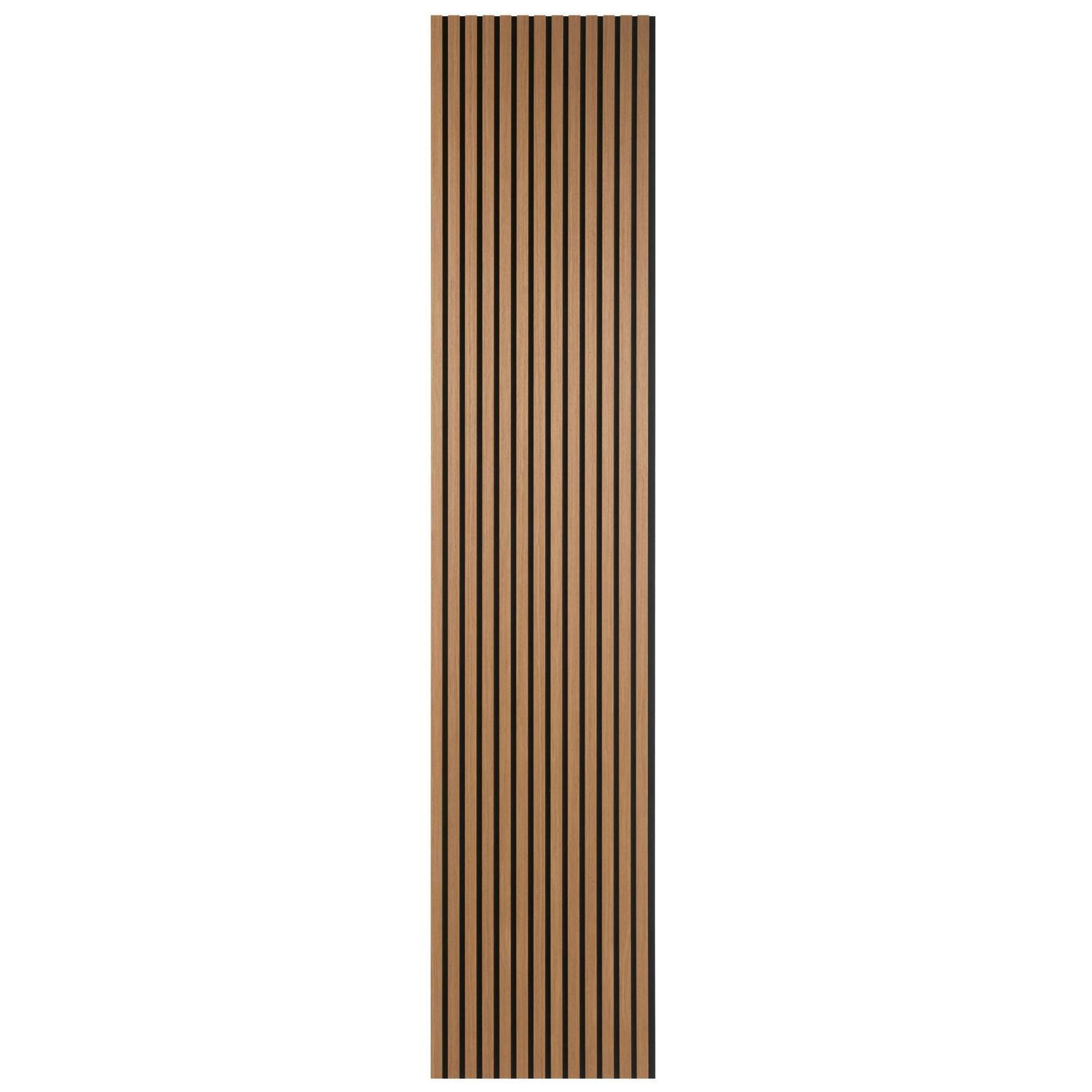 Acoustic Wood Slate Premium Panel 2.44 x .605m Oiled Oak