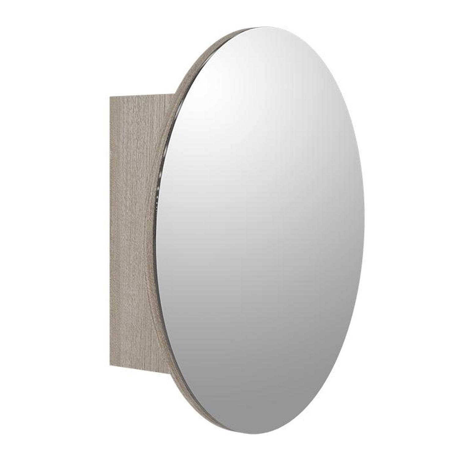 Mirror Cabinet 600mm Walnut