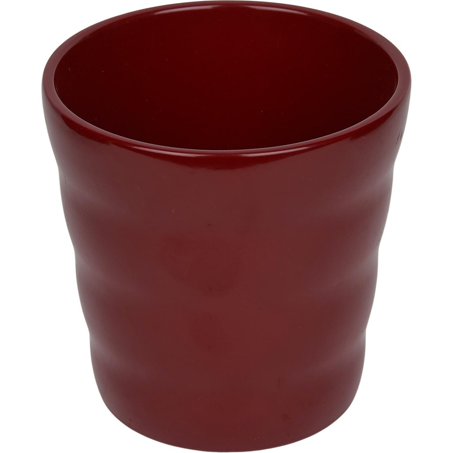 Indoor Dawn Pot Maroon 12cm